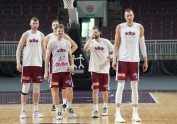 Latvijas basketbola izlase, treniņš (15.08.2022.)