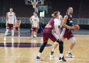 Latvijas basketbola izlase, treniņš (15.08.2022.) - 2