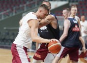 Latvijas basketbola izlase, treniņš (15.08.2022.) - 8