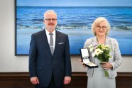 Somijas vēstniecei Latvijā pasniedz Triju Zvaigžņu ordeni - 1