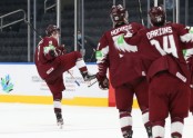 Hokejs, pasaules U-20 čempionāts: Latvija - Zviedrija - 9