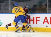 Hokejs, pasaules U-20 čempionāts: Latvija - Zviedrija - 15