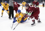 Hokejs, pasaules U-20 čempionāts: Latvija - Zviedrija - 21