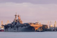 Rīgas ostā ieradies ASV Jūras spēku desantkuģis “USS Kearsarge” - 6