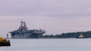 Rīgas ostā ieradies ASV Jūras spēku desantkuģis “USS Kearsarge” - 15