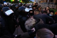 Protesti pret mobilizāciju Peterburgā - 1