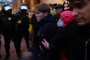 Protesti pret mobilizāciju Peterburgā - 4