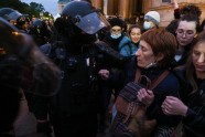 Protesti pret mobilizāciju Peterburgā - 5