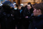 Protesti pret mobilizāciju Peterburgā - 6