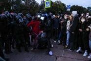 Protesti pret mobilizāciju Peterburgā - 9