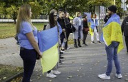 Protests pie Krievijas vēstniecības Latvijā  - 8