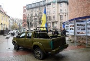 Pie Latvijas Kara muzeja apskatāms Ukrainas kara auto - 1