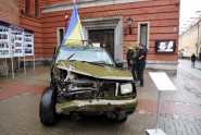 Pie Latvijas Kara muzeja apskatāms Ukrainas kara auto - 16