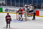 hokejs, pārbaudes spēle: Latvija - Norvēģija