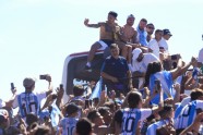 Argentīnas futbola izlases sagaidīšana