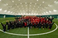 Futbols: Liepājas olimpiskā centra futbola halles atklāšana