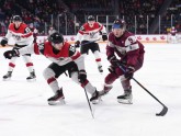 Hokejs, pasaules U-20 čempionāts: Latvija - Austrija - 10