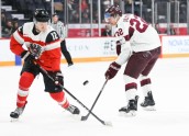 Hokejs, pasaules U-20 čempionāts: Latvija - Austrija, otrā spēle - 7