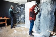 Ledus skulptūru veidošana Jelgavā 2023 - 7