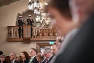Valsts prezidents Egils Levits svinīgā ceremonijā Rīgas pilī pasniedz Latvijas valsts augstākos apbalvojumus - 5