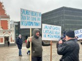 Пикет РСЛ против переименования улицы Маскавас - 4