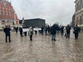 Пикет РСЛ против переименования улицы Маскавас - 5