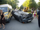 BMW avārija Baldonē