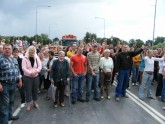 Tilta bloķēšana Bauskā