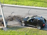 BMW X5 avārija Tallinā