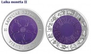 Bimetāla monēta "Laika monēta II"