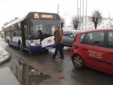 Taksometrs un autobusa avārija