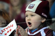 Latvijas hokeja izlase pret Dāniju