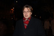 Nils Ušakovs pastaigā pa Rīgu