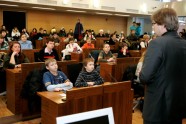 Ušakovs tiekas ar skolēniem no Maskavas - 4