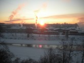 Saulains rīts Valmierā