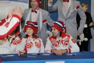 Олимпиада 2010.Встреча с олимпийской сборной России по фигурному катанию в Абботсфорде.