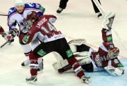 KHL spēle hokejā: Rīgas "Dinamo" zaudē Sanktpēterburgas SKA