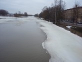 Plūdi Jelgavas pils apkārtnē.. (25.03)