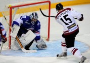 Latvijas hokejisti otrreiz uzvar Franciju - 17
