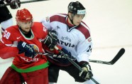 Latvijas hokejisti otro reizi pret Baltkrieviju - 17