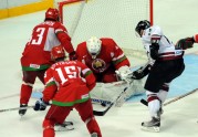 Latvijas hokejisti otro reizi pret Baltkrieviju - 34