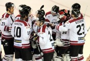 Latvijas hokejisti otro reizi pret Baltkrieviju - 40
