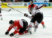 Latvijas hokeja izlase pret Šveici - 37