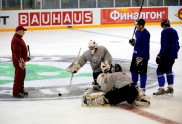 Latvijas hokejistu treniņš Manheimā - 10