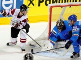 Latvijas hokeja izlase pieveic Itāliju - 12