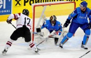 Latvijas hokeja izlase pieveic Itāliju - 13