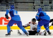 Latvijas hokeja izlase pieveic Itāliju - 26