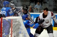 Latvijas hokeja izlase pieveic Itāliju - 29
