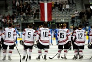 Latvijas hokeja izlase pieveic Itāliju - 39