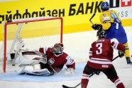 Latvijas hokeja izlase piekāpjas Zviedrijai - 4